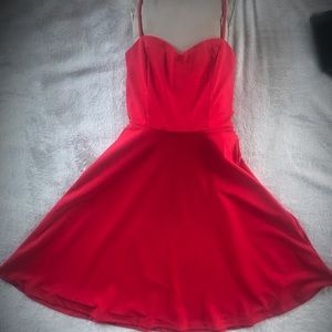 Sexy Red Summer Dress Sz Medium